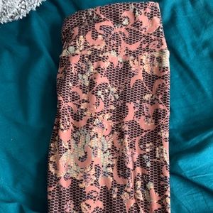 Floral lace lularoe leggings